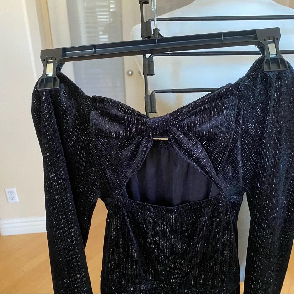 Costume/Halloween Shimmer Black Old Navy Stretch Jumpsuits Set of Two